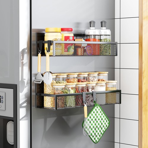 Magnetic spice rack for - rack, fridge