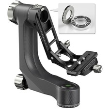 WEYLLAN P8 Carbon Fiber 360° Panoramic Gimbal Tripod Head with Arca Swiss Plate