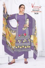 Synthetic Pakistani Indian Punjbai Bollywood Crepe Suit Designer Salwar Kameez