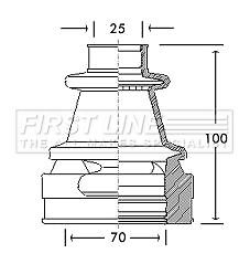 Drive shaft bellow - shaft,