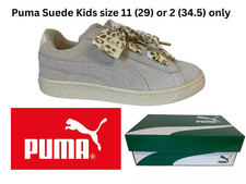 Puma Suede Childrens Kids Trainers 366845-03 RRP £40 SIZE   UK 11 OR 2 ONLY