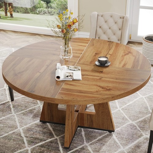Round dining table - round,