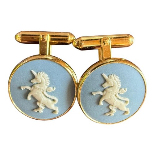Wedgwood unicorn cufflinks - unicorn,