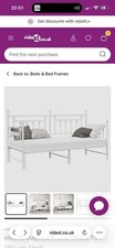 VidaXL Daybed Frame White
