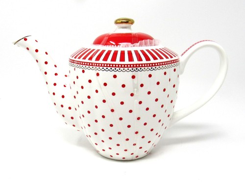 Grace teaware tea pot red - tea,