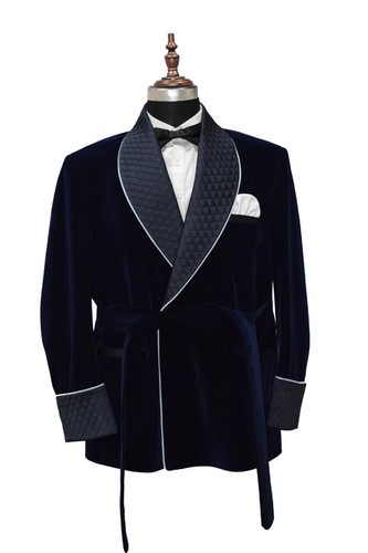 Men navy blue satin - navy,