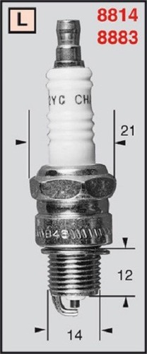 Spark plug bultaco sherpa - sherpa, t