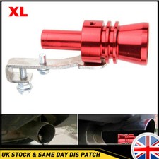 New Blow Off Valve Noise Whistle Simulator Turbo Sound Muffler Tip Car XL Red UK