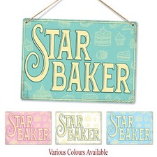 Metal Wall Sign - Star Baker -