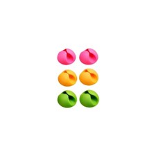 6 X Cable Drop clip desk tidy