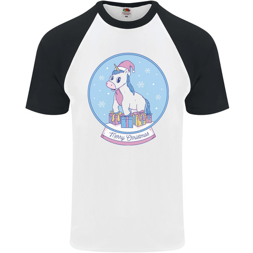 Christmas unicorn snow globe - snow,
