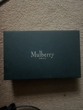 Black Mulberry Clutch Purse Croc Leather Gold Hardware Made In England