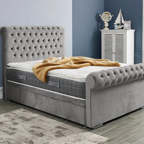 Sleigh bed frame - sleigh,