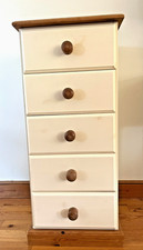 Solid Wood 5-Drawer Tallboy