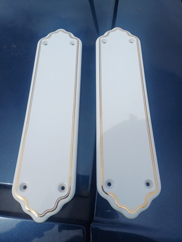 Vintage finger plates door - plates,