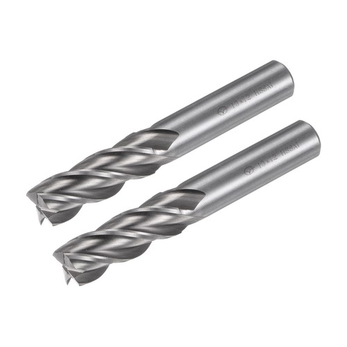 2pcs carbide end mills - mills, 4-flute