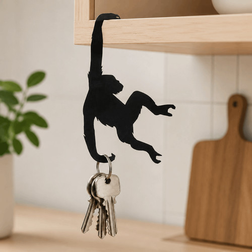 Wooden banana balance hook - banana,
