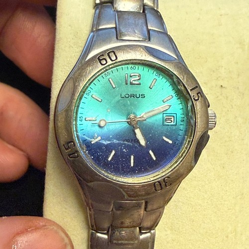 Lorus watch teal blue - teal, gradient