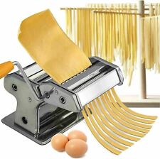 STAINLESS STEEL PASTA LASAGNE SPAGHETTI TAGLIATELLE RAVIOLI MAKER MACHINE 9 FUNC