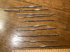 10  Crochet Hooks, Vintage