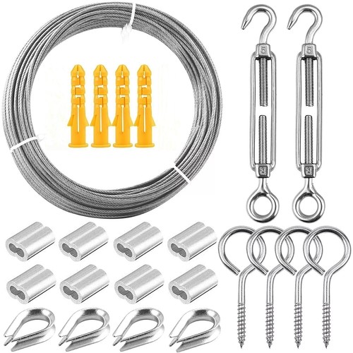 15m garden wire rope fence - garden,