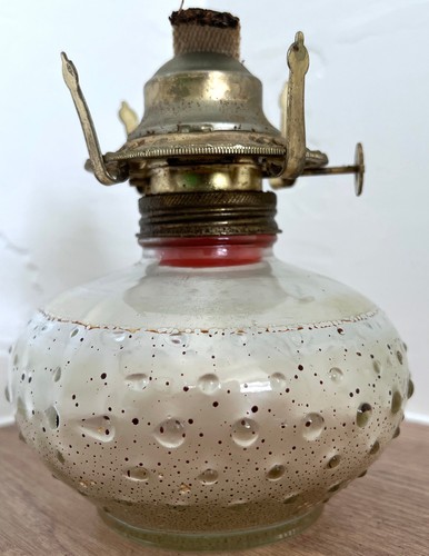 Small vintage hobnail glass - small,