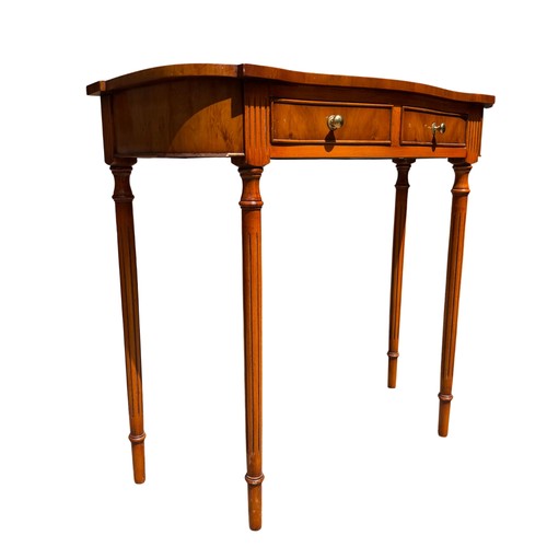 Vintage burr veneer hall - burr-veneer, table
