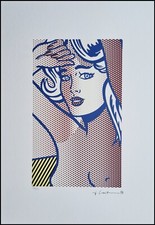 Roy Lichtenstein * nude with... * 50 x 35 cm * signed lithograph * limited # 20/150