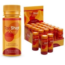 6 Tanshot Xtra Tanning Drink Vitamin Insued Tan Skincare 6x60ml Shots