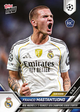[Presale] Franco Mastantuono - 2025/26 UCL Topps NOW - Rookie - Club Record