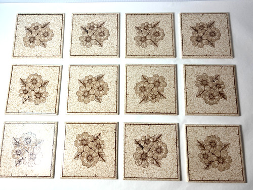 Vintage retro johnson tiles - 12,