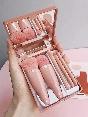 Portable makeup brush - portable,