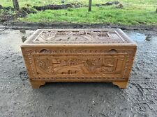 Vintage Oriental Camphor Wood Trunk /  Box / Chest