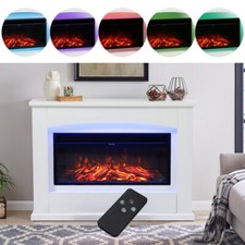 34'' Electric Fireplace Set 7