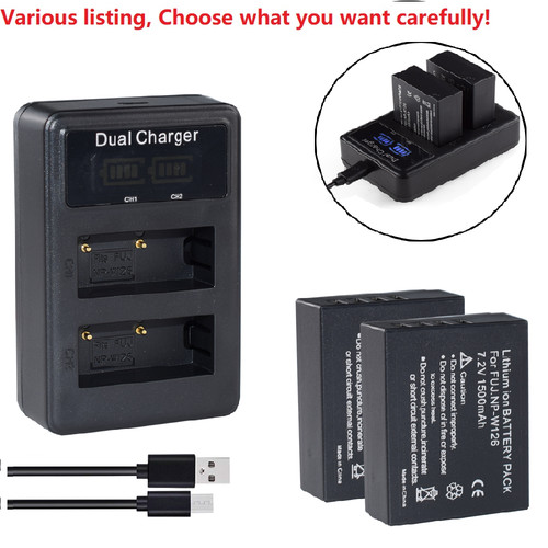 W126 batteries usb dual - batteries,