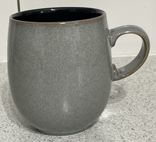 DENBY POTTERY GREY CURVE MUG