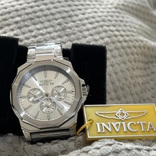 Invicta Speedway Chronograph Stainless Steel Men's Quartz Watch Brand New