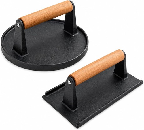 Cast iron burger press smash - cast, press,smash