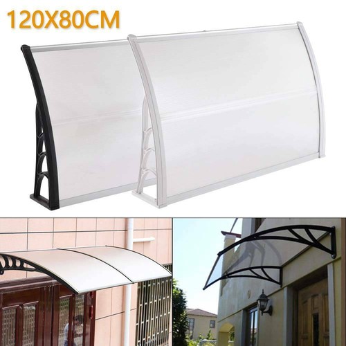 White black door - white/black, awning