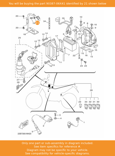Yamaha collar 90387 - collar,, oem