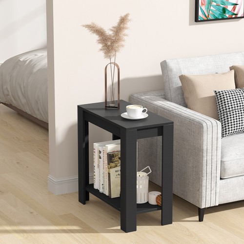 High gloss black sofa - high,