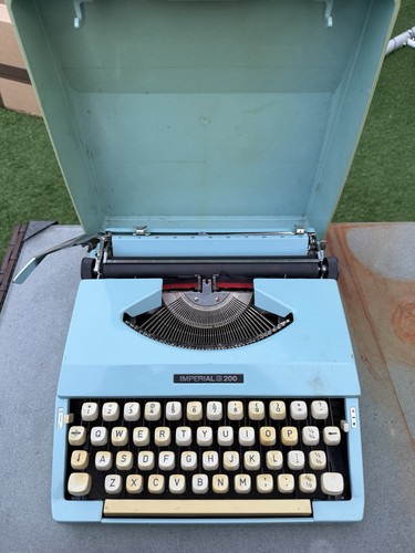 Vintage portable typewriter - vintage,
