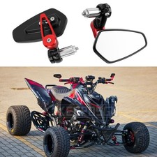 7/8" 22mm Bar End Mirrors Red