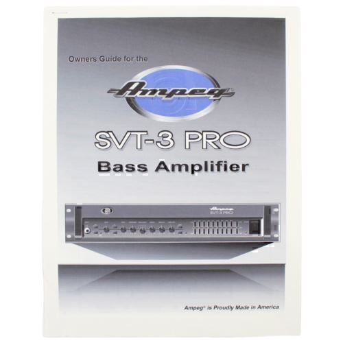 Ampeg svt pro bass amplifier - bass,