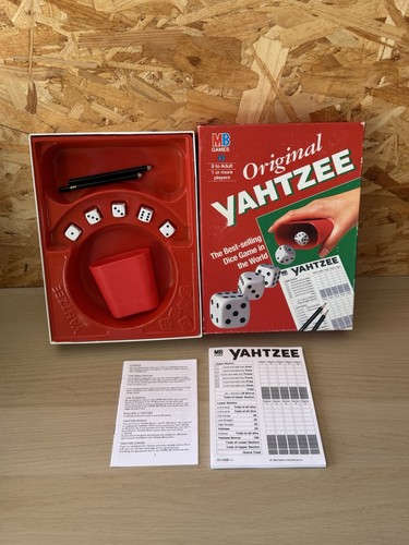 Yahtzee 1997 board game - yahtzee, dice