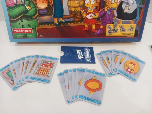 Simpsons cluedo board game - simpsons,