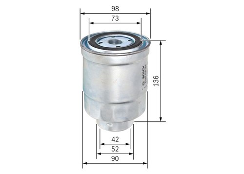 Bosch fuel filter - fuel, element