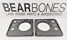 Defender 90 110 Land Rover TD5 Pair Front Head Lamp Finishers Gloss Black