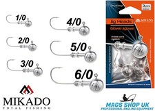 MIKADO FISHING JIG HEADS ''OMGAJL'' VARIETY SIZES & WEIGHTS, PREDATOR, SPINNING