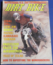 DIRT BIKE MAGAZINE-NOV 1975